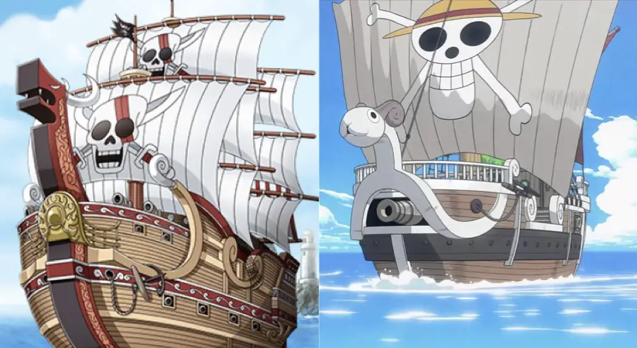 One Piece' Set Photos Reveal A Completed Red Force & Going Merry